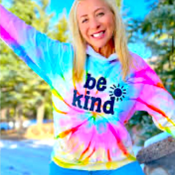Tops - BeKind TyeDie Hoodie NWT 2X